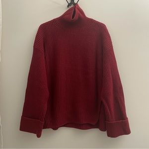 🌟SOLD ON DEPOP🌟& Other Stories oversized mock neck chunky sweater